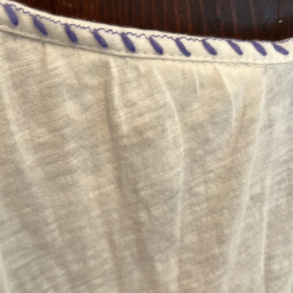 Maeve Anthropologie Peplum Embroidered Tank - Large - Picture 5 of 5